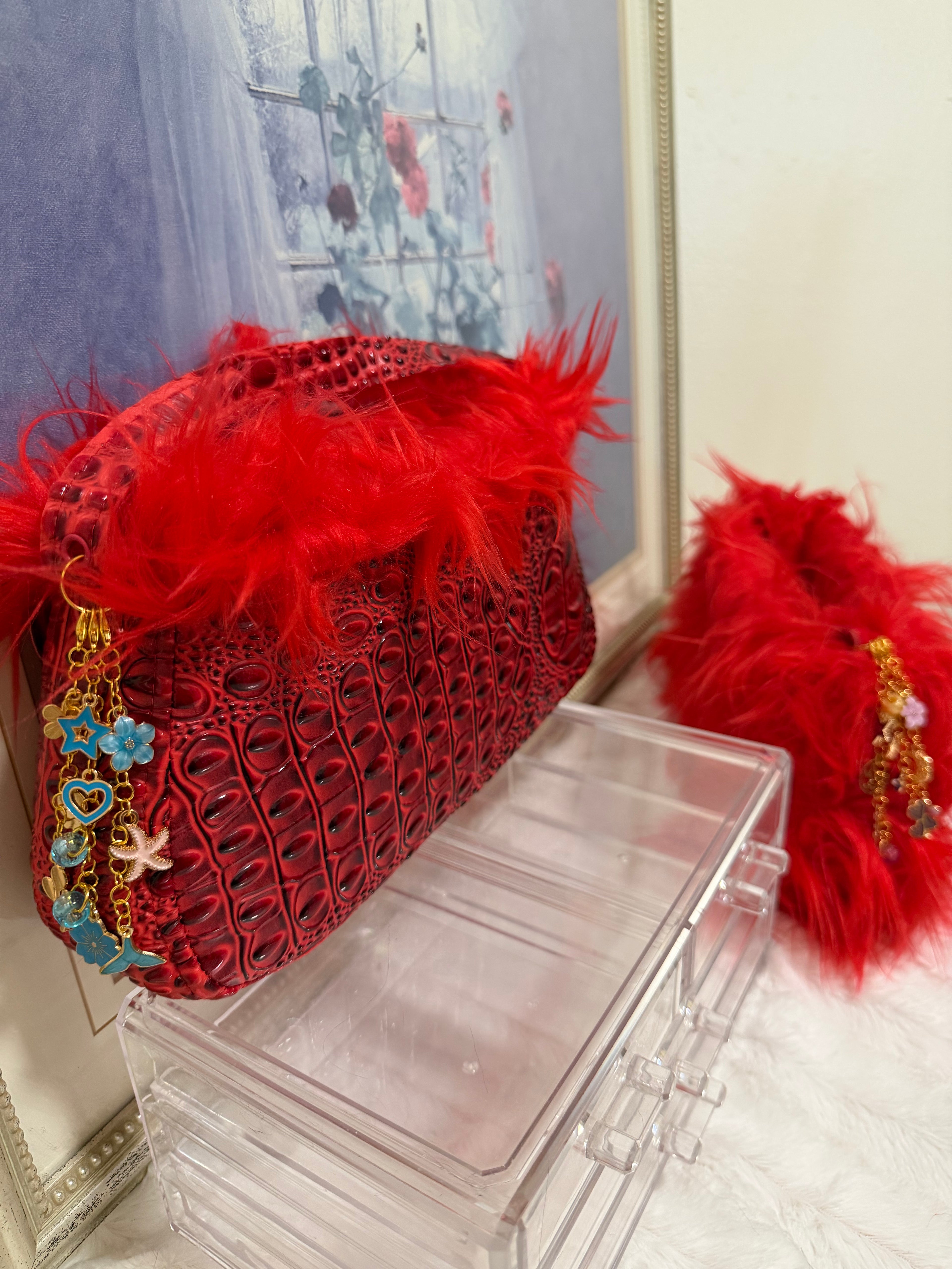 Reversible Shoulder Bag (Red)