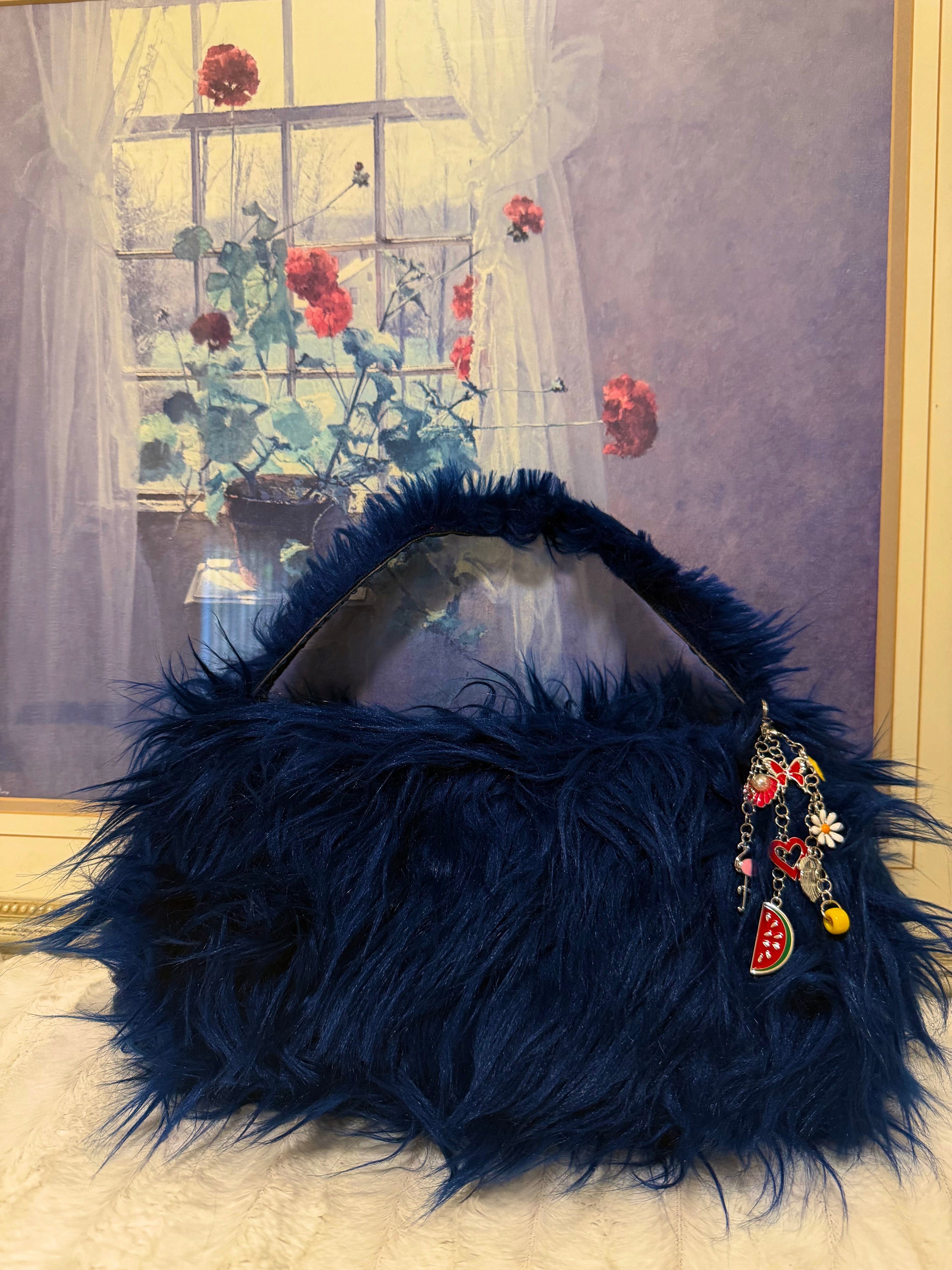 Reversible Shoulder Bag (Blue)